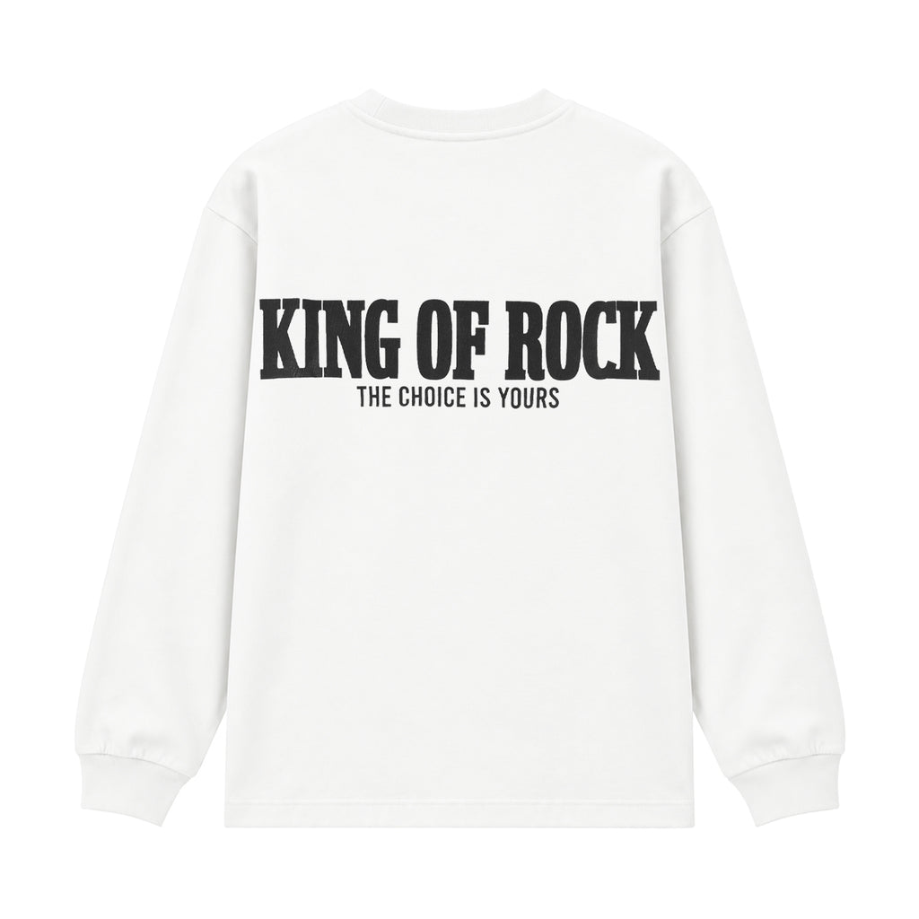 KING OF ROCK / キングオブロック ロゴ ロング スリーブ Tシャツ サコッシュ付き 602korlswithsac
