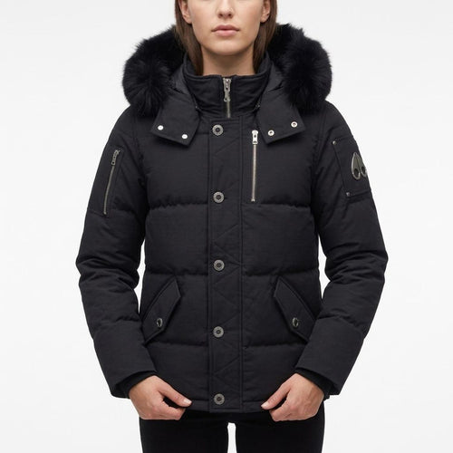 MOOSE KNUCKLES / ムースナックルズ リアルファー 3Q ダウン ジャケット レディース 602mk8677l399k