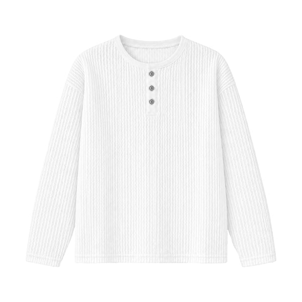 RESOUND CLOTHING / リサウンドクロージング ニット ヘンリー ネック ロング スリーブ Tシャツ RC41-C-001 602rc41c001