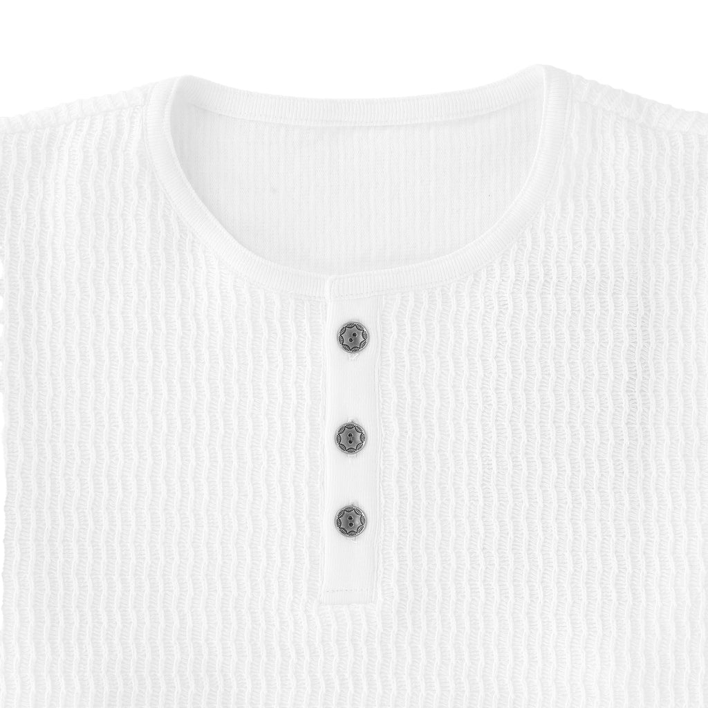 RESOUND CLOTHING / リサウンドクロージング ニット ヘンリー ネック ロング スリーブ Tシャツ RC41-C-001 602rc41c001