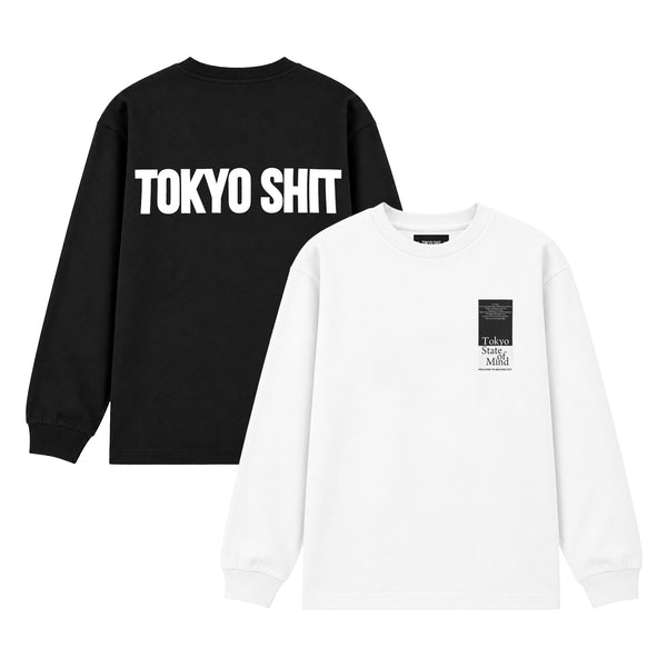 TOKYO SHIT / トウキョウシット バック ロゴ ロング スリーブ Tシャツ サコッシュ付き 602tslswithsaco