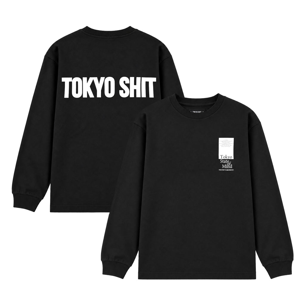 TOKYO SHIT / トウキョウシット バック ロゴ ロング スリーブ Tシャツ サコッシュ付き 602tslswithsaco