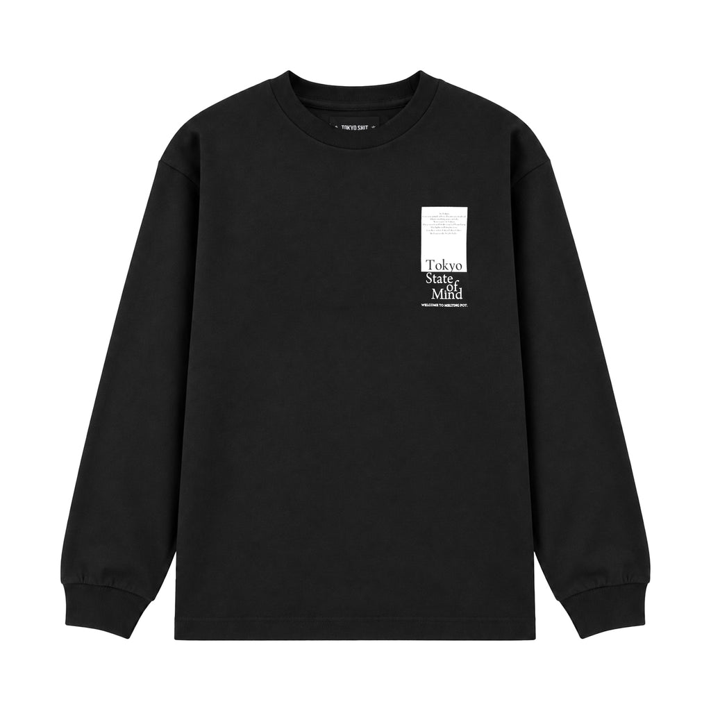 TOKYO SHIT / トウキョウシット バック ロゴ ロング スリーブ Tシャツ サコッシュ付き 602tslswithsaco