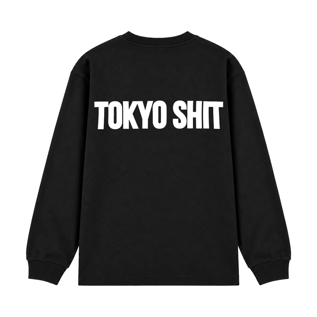 TOKYO SHIT / トウキョウシット バック ロゴ ロング スリーブ Tシャツ サコッシュ付き 602tslswithsaco