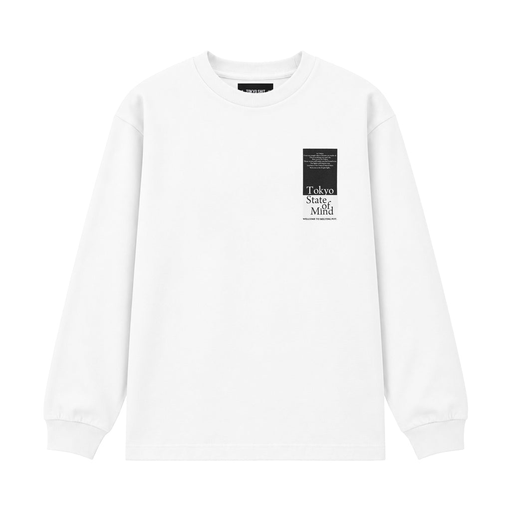 TOKYO SHIT / トウキョウシット バック ロゴ ロング スリーブ Tシャツ サコッシュ付き 602tslswithsaco
