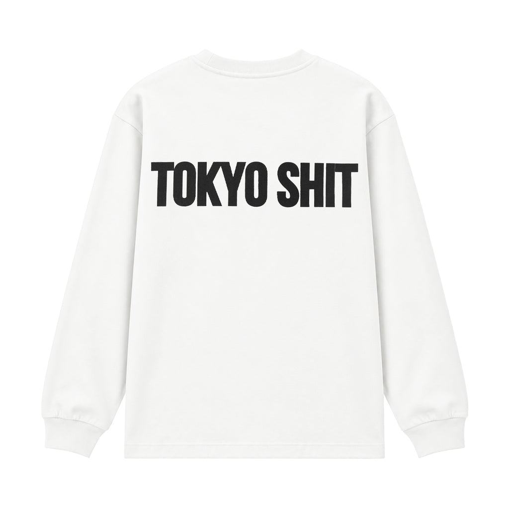 TOKYO SHIT / トウキョウシット バック ロゴ ロング スリーブ Tシャツ サコッシュ付き 602tslswithsaco