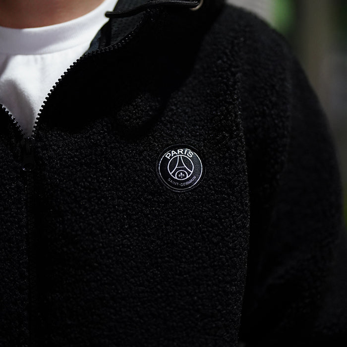 Paris Saint Germain / パリサンジェルマン PSG ロゴ 刺繍 ボア フーディー 502ps2325fw0001