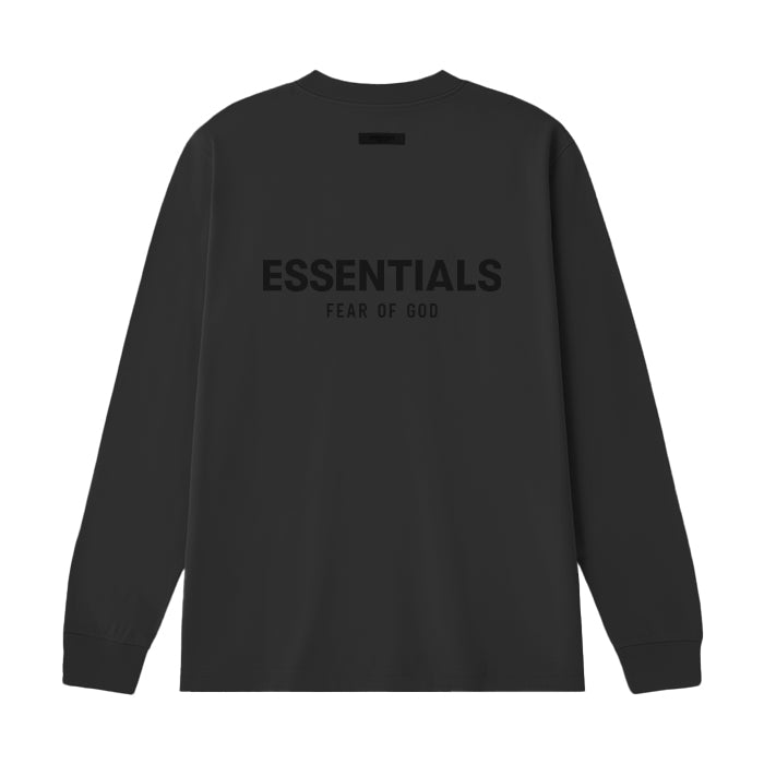 ESSENTIALS / エッセンシャルズ バック シリコン ロゴ ロングスリーブ Tシャツ ユニセックス 長袖 backlogolstee