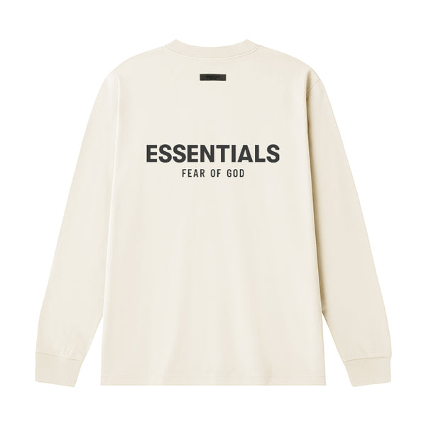 ESSENTIALS / エッセンシャルズ バック シリコン ロゴ ロングスリーブ Tシャツ ユニセックス 長袖 backlogolstee