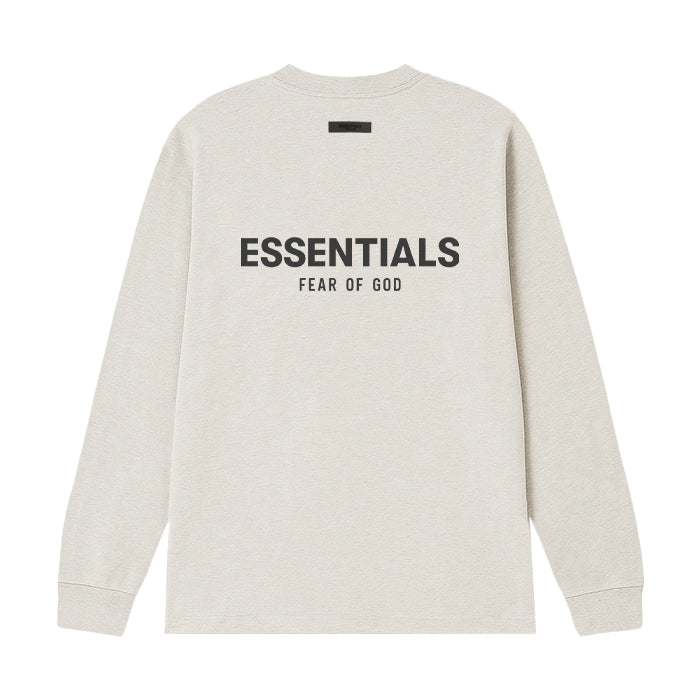 ESSENTIALS / エッセンシャルズ バック シリコン ロゴ ロングスリーブ Tシャツ ユニセックス 長袖 backlogolstee