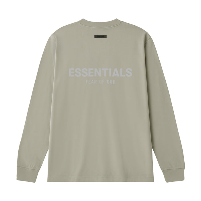 ESSENTIALS / エッセンシャルズ バック シリコン ロゴ ロングスリーブ Tシャツ ユニセックス 長袖 backlogolstee