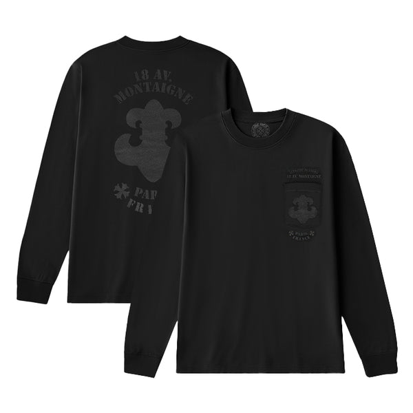 【パリ限定モデル】 CHROME HEARTS / クロムハーツ 18 アベニュー モンテーニュ パリ エクスクルーシブ ロング スリーブ Tシャツ ch18avmontaigne