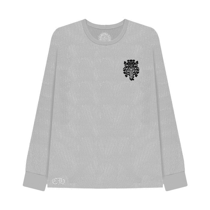 CHROME HEARTS / クロムハーツ ダガー ワッフル サーマル ロングスリーブ Tシャツ chdaggerwaffllt