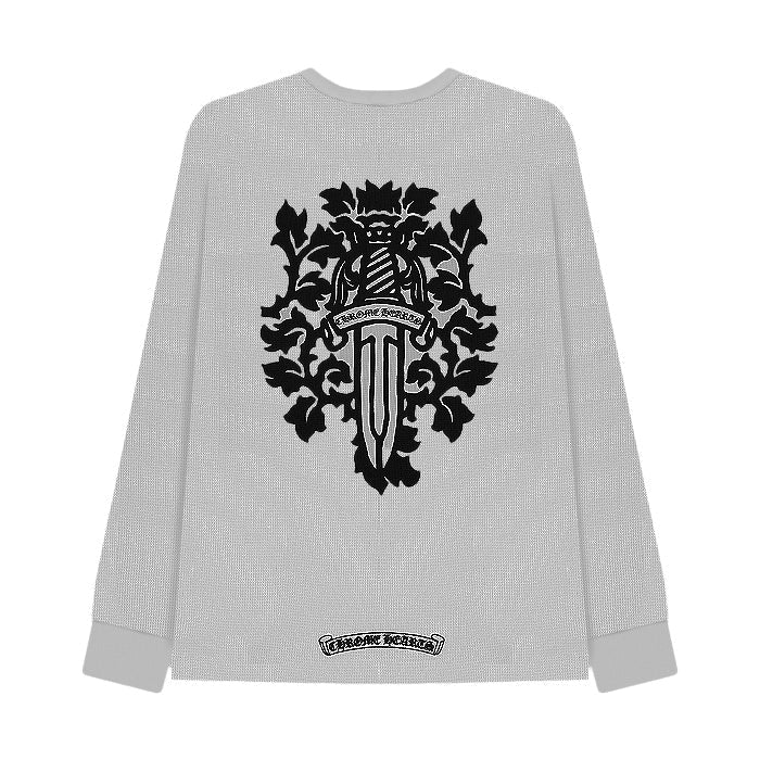 CHROME HEARTS / クロムハーツ ダガー ワッフル サーマル ロングスリーブ Tシャツ chdaggerwaffllt