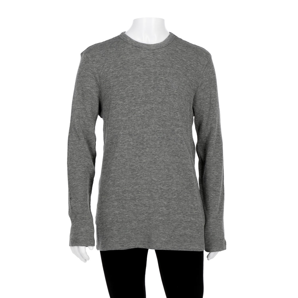 CHROME HEARTS / クロムハーツ レター ワッフル サーマル ロングスリーブ Tシャツ chembroiderytma