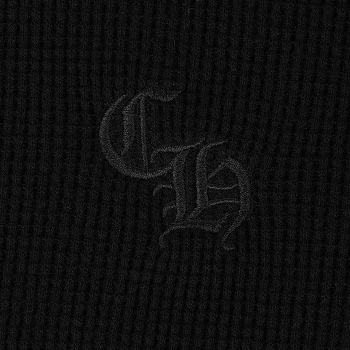 CHROME HEARTS / クロムハーツ レター ワッフル サーマル ロングスリーブ Tシャツ chembroiderytma
