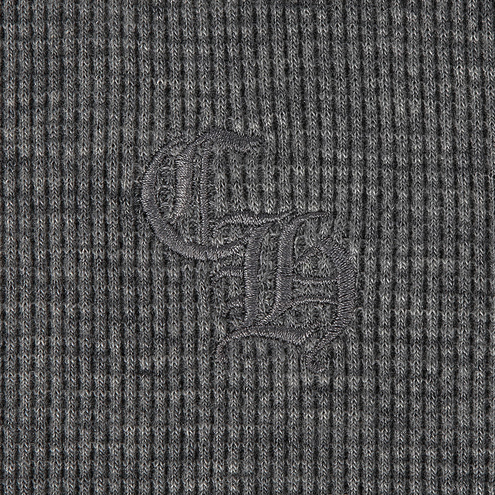 CHROME HEARTS / クロムハーツ レター ワッフル サーマル ロングスリーブ Tシャツ chembroiderytma