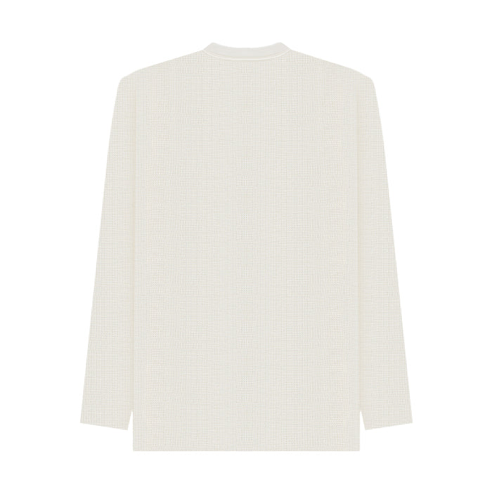 CHROME HEARTS / クロムハーツ レター ワッフル サーマル ロングスリーブ Tシャツ chembroiderytma