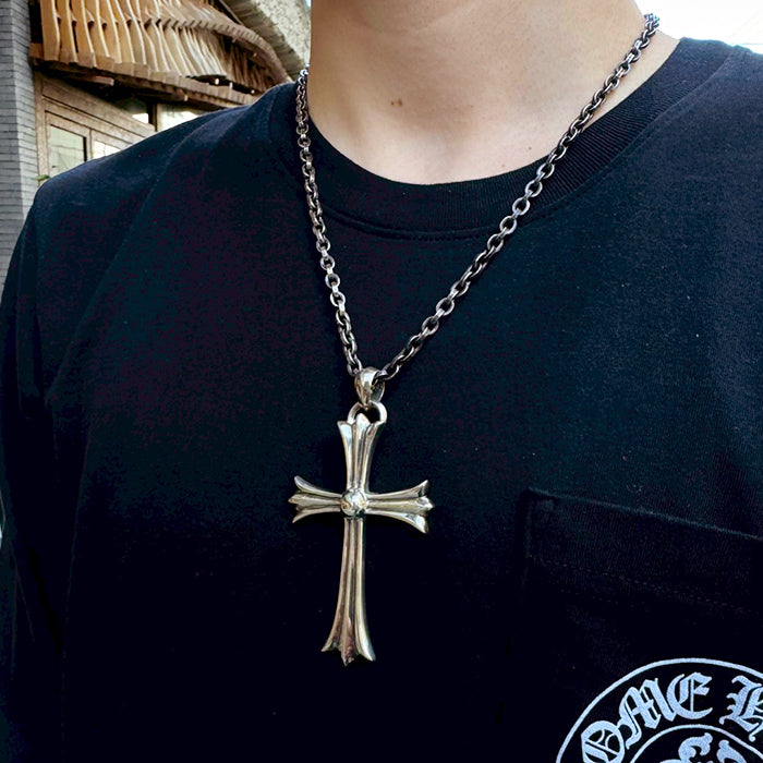 CHROME HEARTS / クロムハーツ ラージ クロス ベイル ペンダント