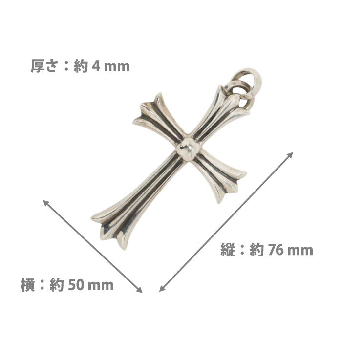 CHROME HEARTS / クロムハーツ ラージ クロス ベイル ペンダント