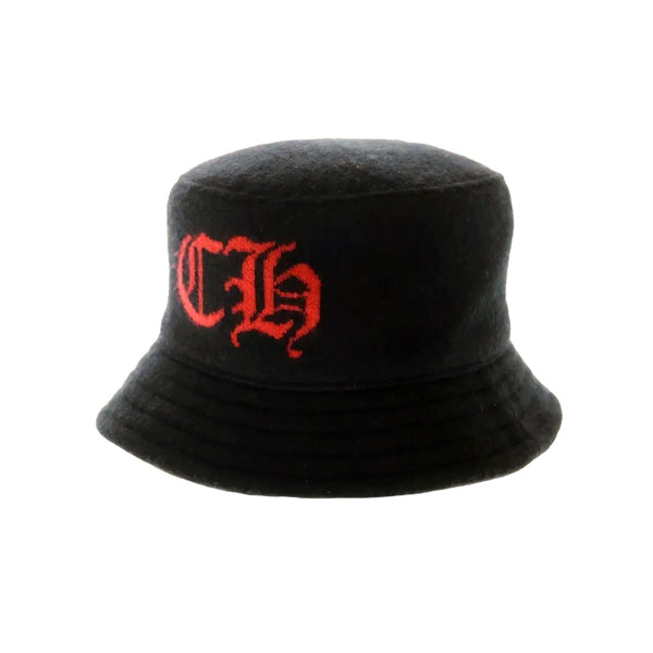 CHROME HEARTS / クロムハーツ カシミヤ CH ロゴ バケット ハット chlogocasmhat