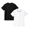 CHROME HEARTS / クロムハーツ ブルー ネック ロゴ プリント Tシャツ chnecklogobllog
