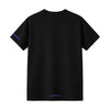 CHROME HEARTS / クロムハーツ ブルー ネック ロゴ プリント Tシャツ chnecklogobllog