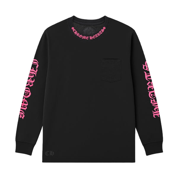CHROME HEARTS / クロムハーツ ネック ロゴ ロング スリーブ Tシャツ chnecklogpk