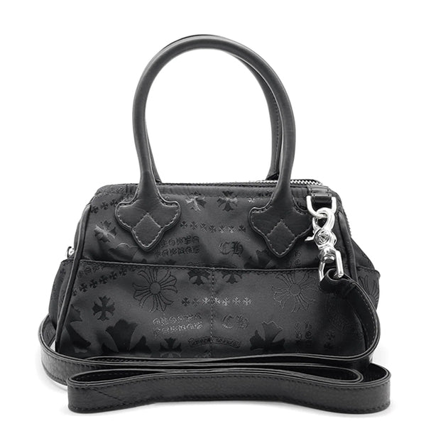 CHROME HEARTS / クロムハーツ モチタ ステンシル ナイロン レザー モノグラム ハンドバッグ chnylonmochita