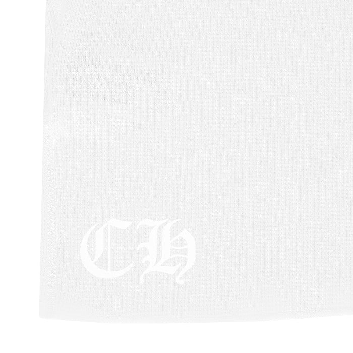 CHROME HEARTS / クロムハーツ ホースシュー フローラル スリーブ ワッフル サーマル シャツ chshuhwaffllt