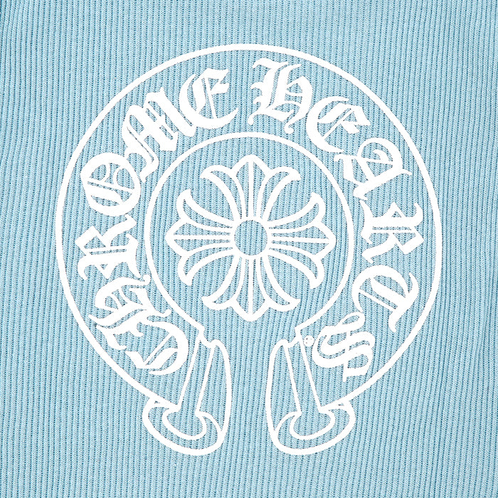 CHROME HEARTS リブタンクトップ M 新品未使用 ライトブルー CHROME HEARTS / クロムハーツ リブ タンクトップ chtankshhslbl