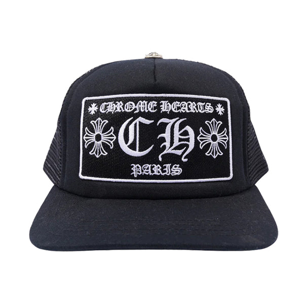 【パリ限定モデル】 CHROME HEARTS / クロムハーツ CH パリ トラッカー ハット chtrukerparis