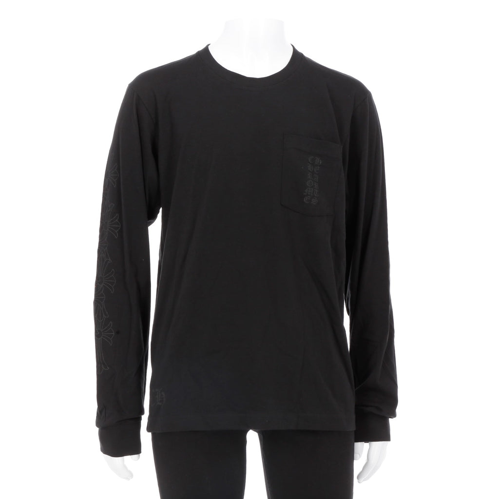 【マイアミ限定モデル】 CHROME HEARTS / クロムハーツ クロムハーツ マイアミ リミテッド バーティカル ロゴ ロングスリーブ Tシャツ cmtcrsmailmt