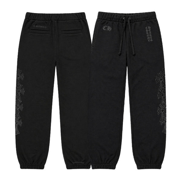 【マイアミ限定モデル】 CHROME HEARTS / クロムハーツ クロムハーツ マイアミ リミテッド バーティカル ロゴ セメタリークロス スウェット パンツ cmtcrsmailmtpt