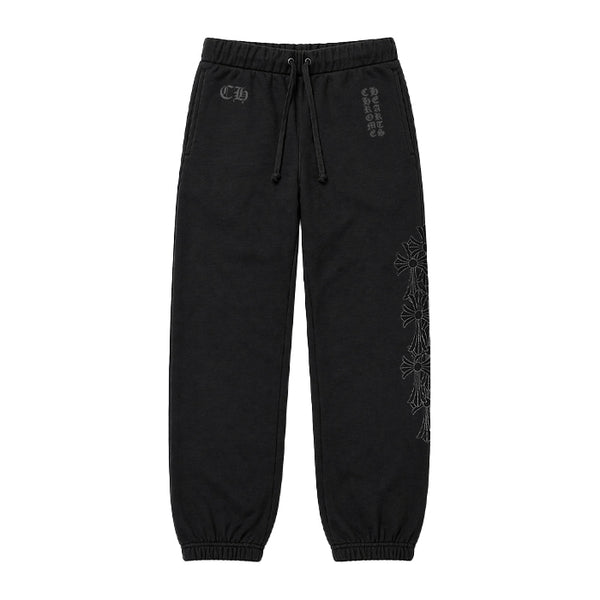 【マイアミ限定モデル】 CHROME HEARTS / クロムハーツ クロムハーツ マイアミ リミテッド バーティカル ロゴ セメタリークロス スウェット パンツ cmtcrsmailmtpt