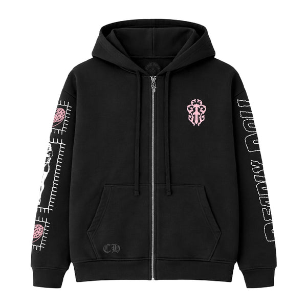 【マイアミ限定モデル】 CHROME HEARTS × DEADLY DOLL / クロムハーツ × デッドリー ドール ジップ アップ フーディー deadlydollzip
