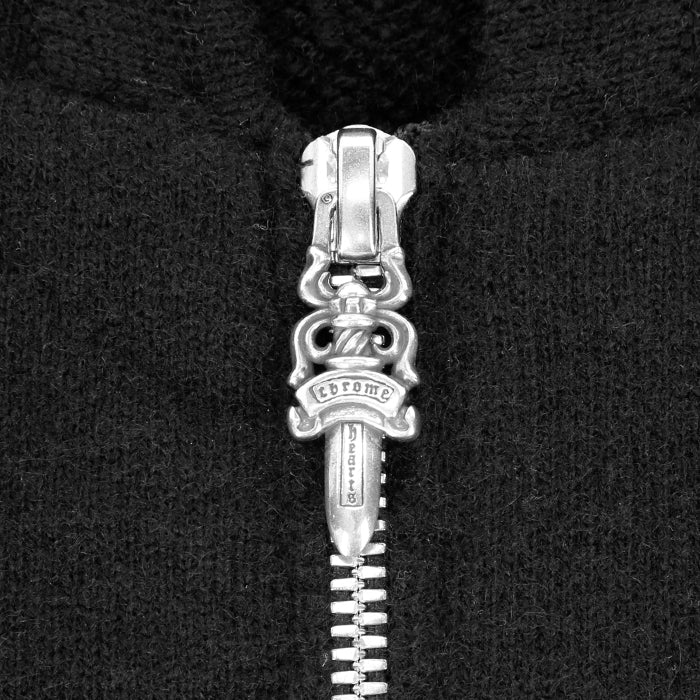 CHROME HEARTS / クロムハーツ ワイノット フローラルクロス エンブロイダリー ジップ フーディー カシミア ニット flcrcsmzippknt