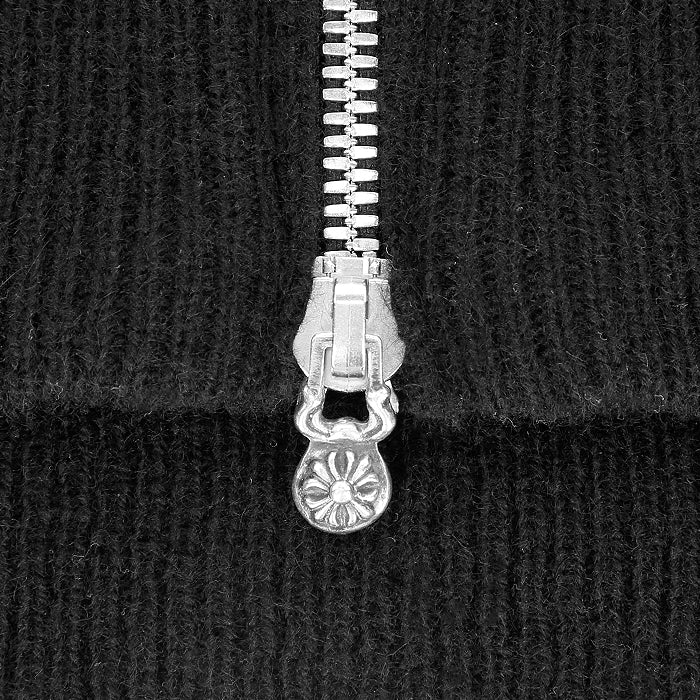CHROME HEARTS / クロムハーツ ワイノット フローラルクロス エンブロイダリー ジップ フーディー カシミア ニット flcrcsmzippknt