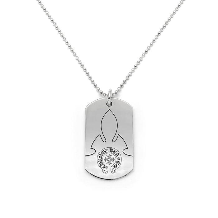CHROME HEARTS / クロムハーツ フレア ラージ ドッグタグ ネックレス