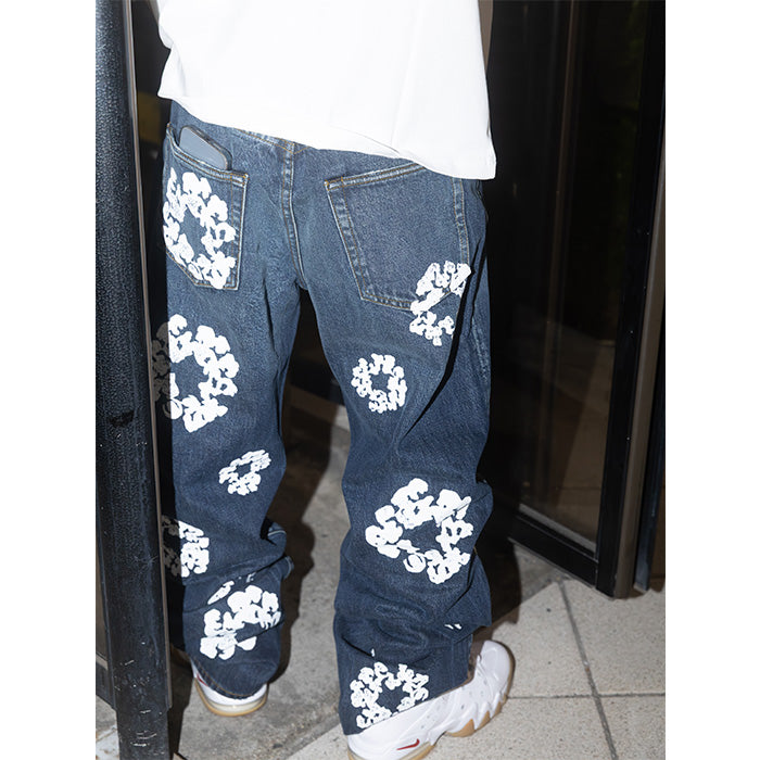 DENIM TEARS │ デニムティアーズ │ バギー コットン リース デニム