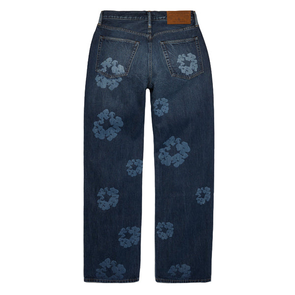 DENIM TEARS / デニムティアーズ バギー レーザー コットン リース デニム パンツ fw25bpo1311