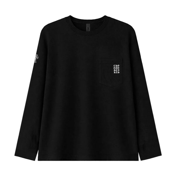 CHROME HEARTS / クロムハーツ ロゴ  エンブロイダリー L/S Tシャツ grpynotembrlt