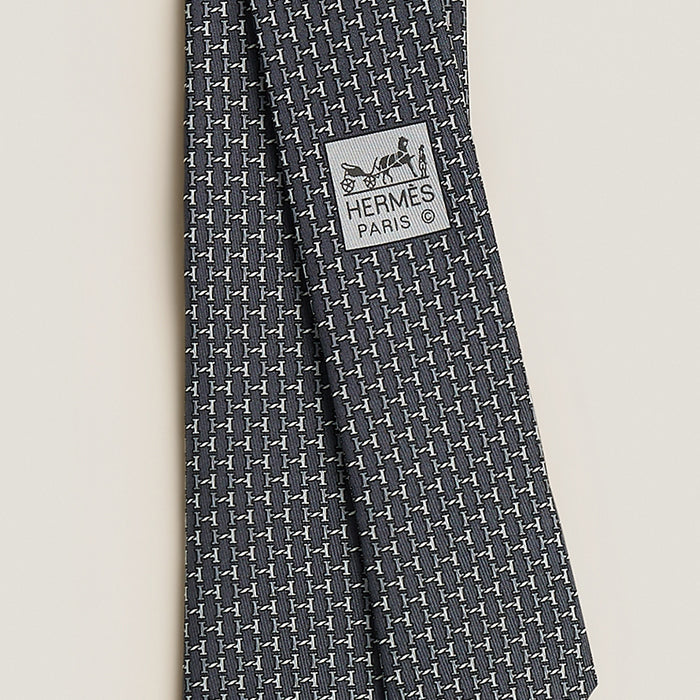 HERMES / エルメス シルク ツイルタイ H ツイスト H006376T h006376t