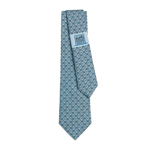 HERMES / エルメス シルクツイルタイ 7cm マイヨンモルフォーズ H006385T h006385t