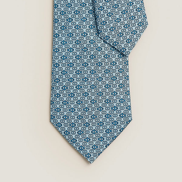 HERMES / エルメス シルクツイルタイ 7cm マイヨンモルフォーズ H006385T h006385t