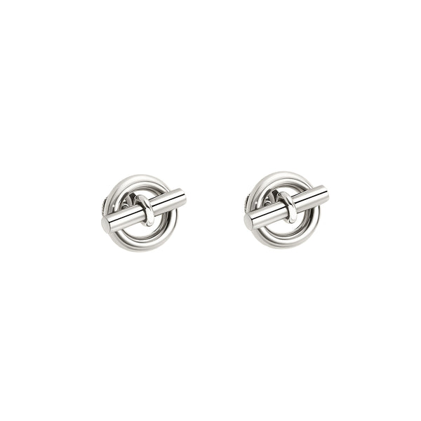 HERMES / エルメス ミニ シェーヌ ダンクル イヤリング ピアス ミディアムモデル H103816B h103816b