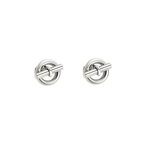 HERMES / エルメス ミニ シェーヌ ダンクル イヤリング ピアス ミディアムモデル H103816B h103816b