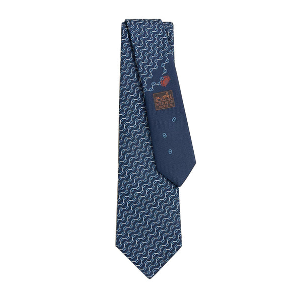 HERMES / エルメス シルクタイ クラブ デシェネ H339380T h339380t