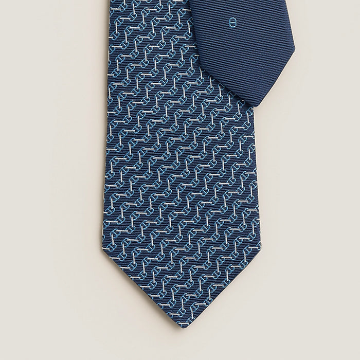 HERMES / エルメス シルクタイ クラブ デシェネ H339380T h339380t