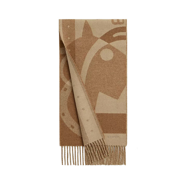 HERMES / エルメス カシミヤ マフラー レディ ステディ ゴー H394849T h394849t